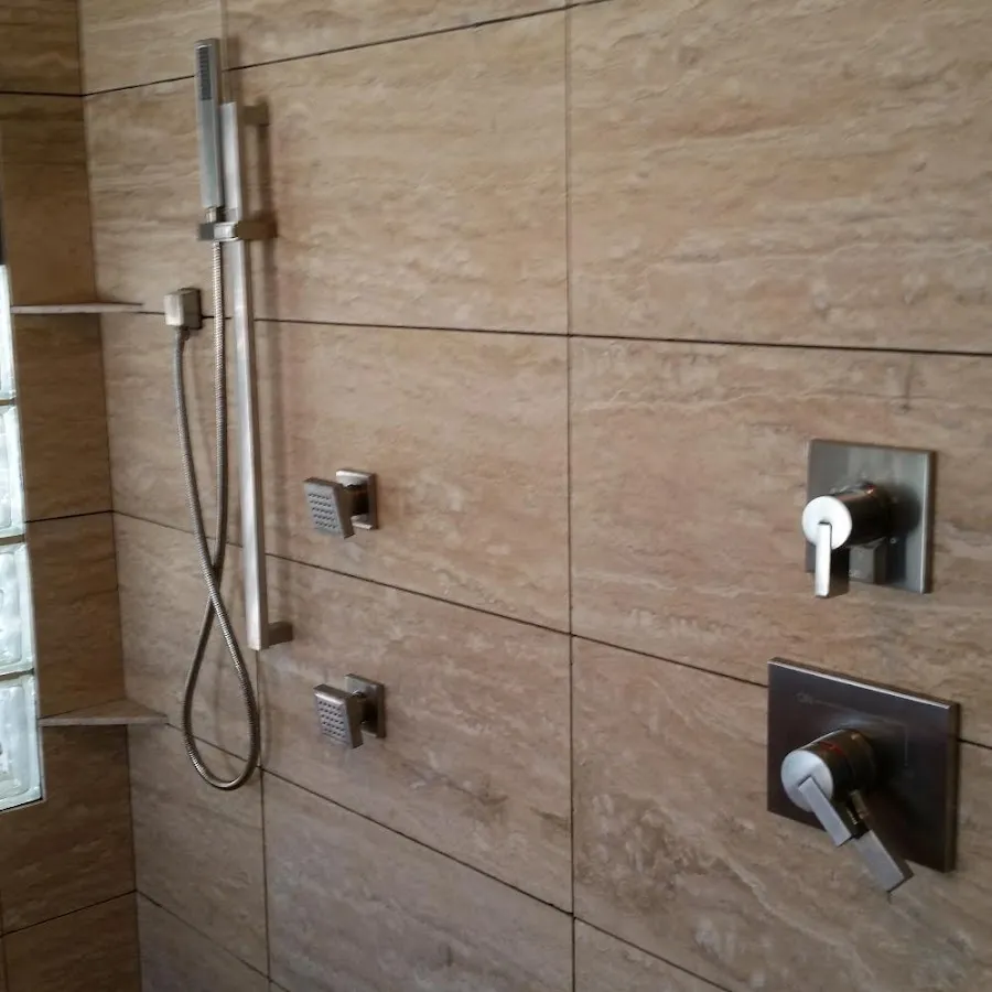 Shower fixture installation for Water Heater Replacement in Harrison
